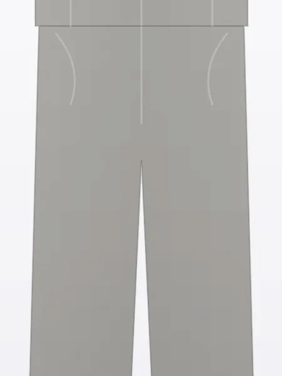 Örnek görsel — Örme Jogger Pantolon, Gri melanj, kumaş detayı